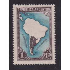 ARGENTINA 1935 GJ 761U ESTAMPILLA NUEVA MINT PAPEL AUSTRIACO U$ 45,50 